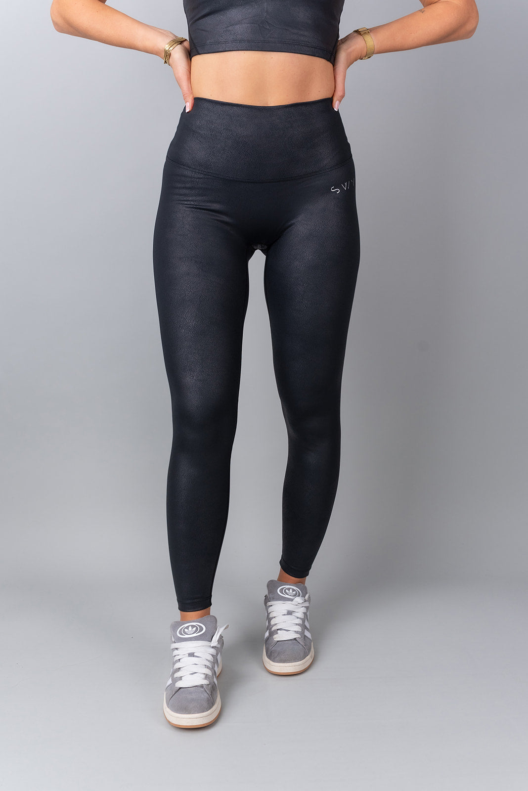 Leather Tajice Bez Scruncha