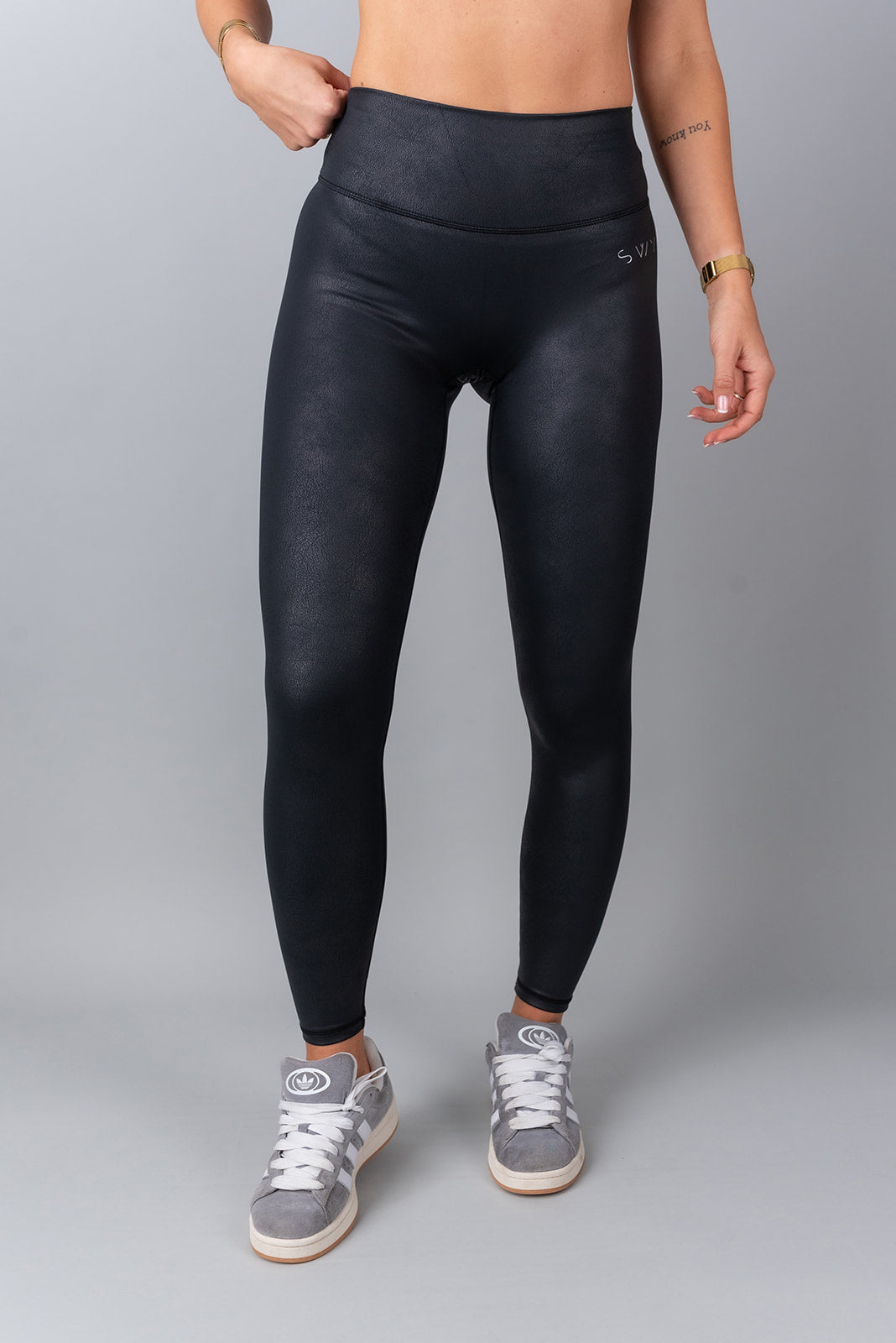Leather Hidden Scrunch Leggings