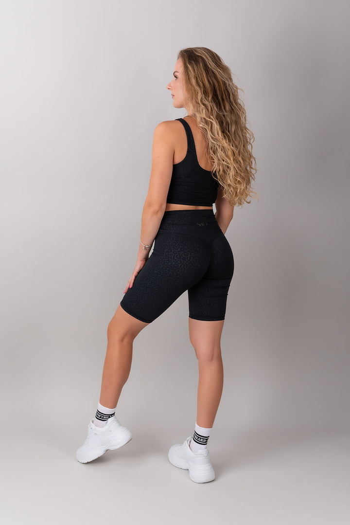 Leopard Biker Hlače