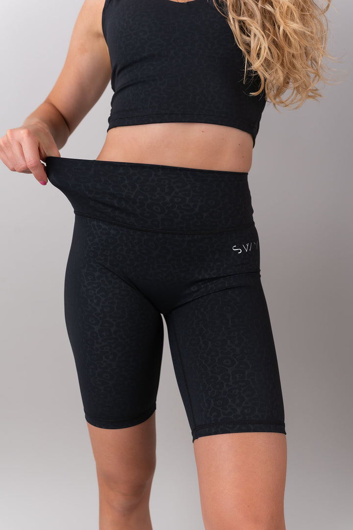 Leopard Biker Hlače