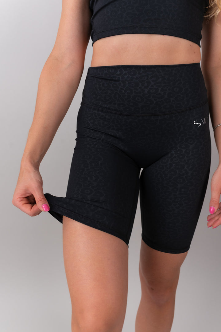 Leopard Biker Hlače