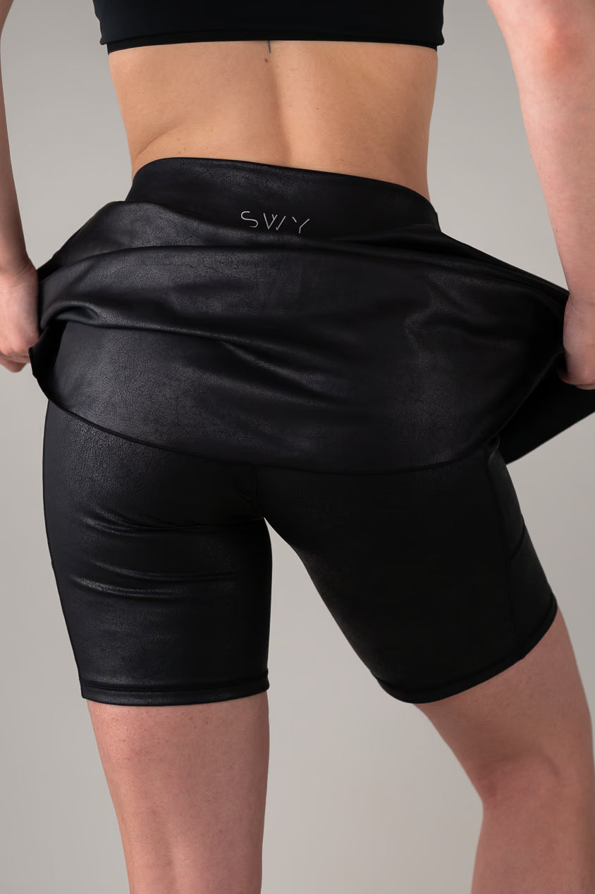 Leather Duža Suknja