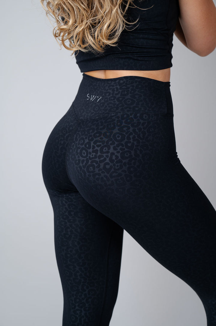 Leopard Tajice Bez Scruncha