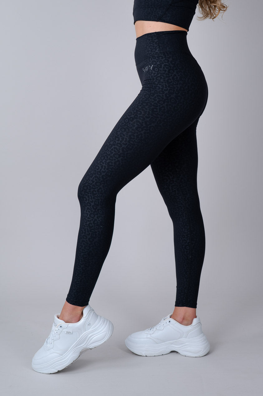 Leopard Tajice Bez Scruncha