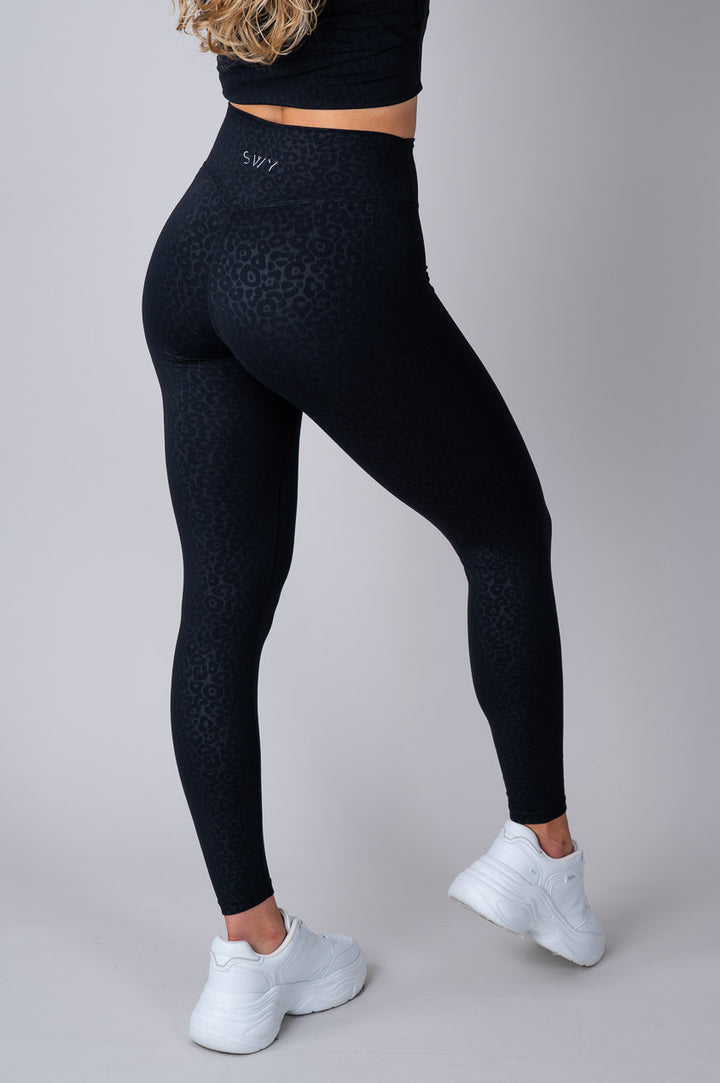 Leopard Tajice Bez Scruncha