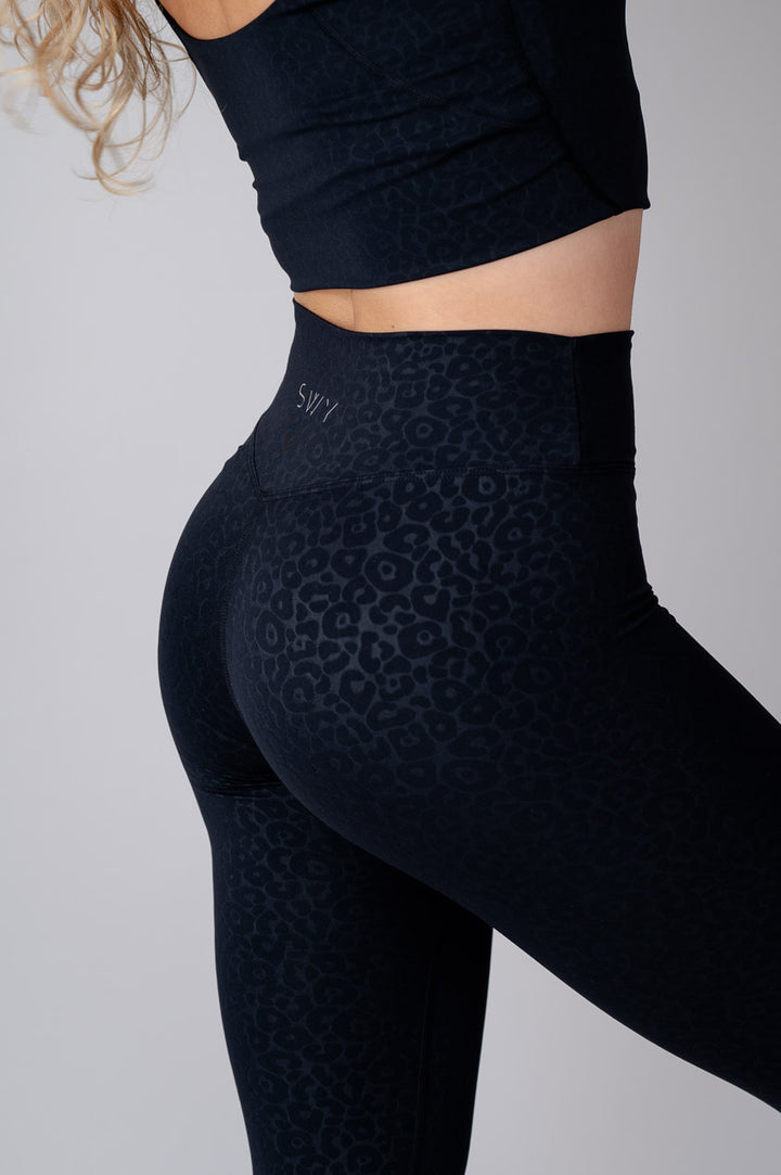 Leopard Tajice Bez Scruncha