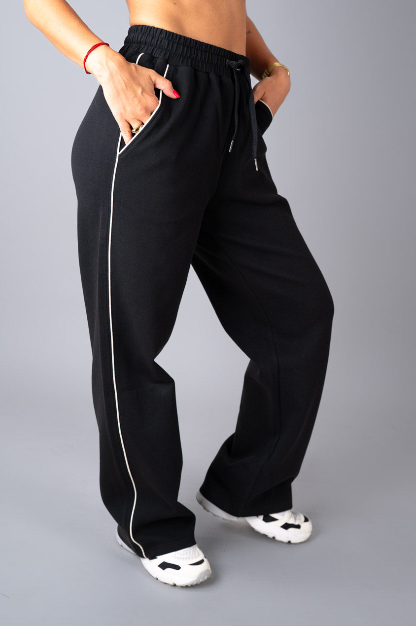 Pique Wide Pants