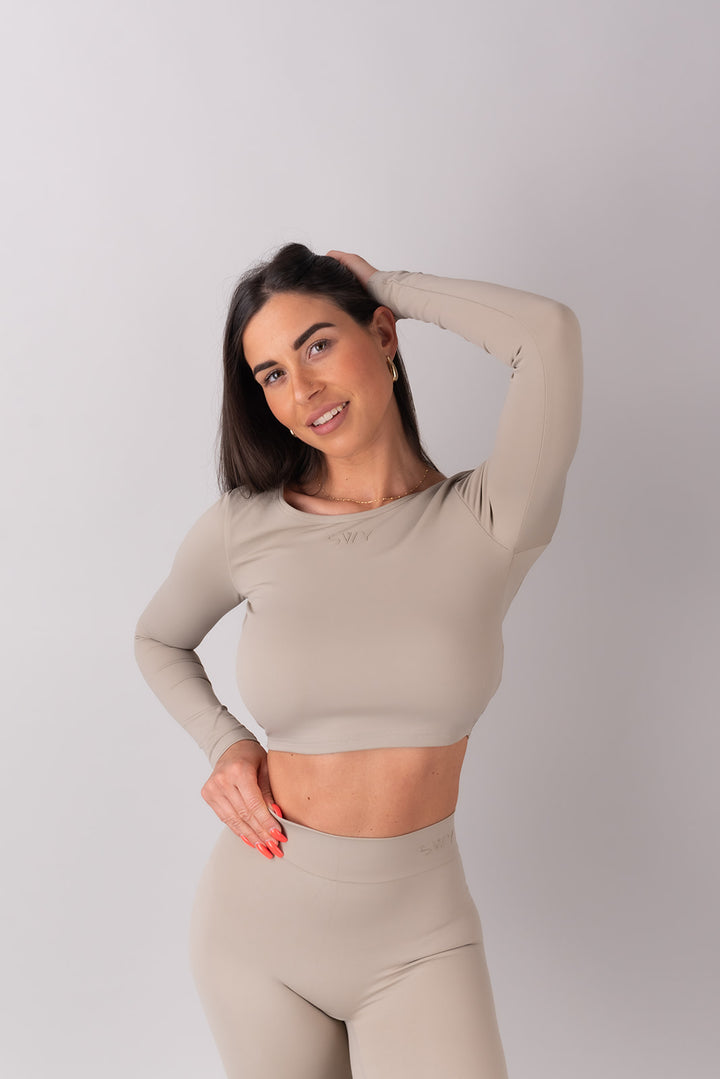 Sleek majica s otvorenim leđima
