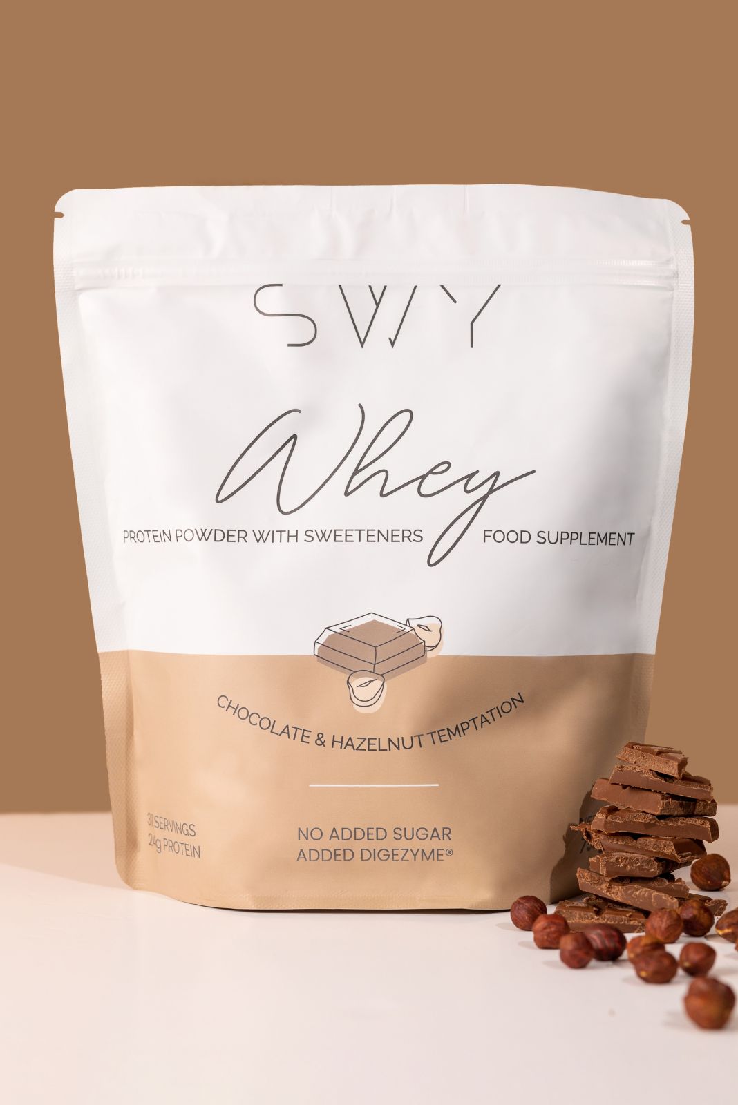 SWY Proteini Choco&Lješnjak - dodatak prehrani sa zaslađivačima