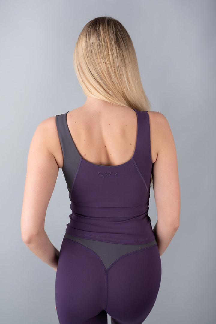 RubySoft Scallop Tank Top