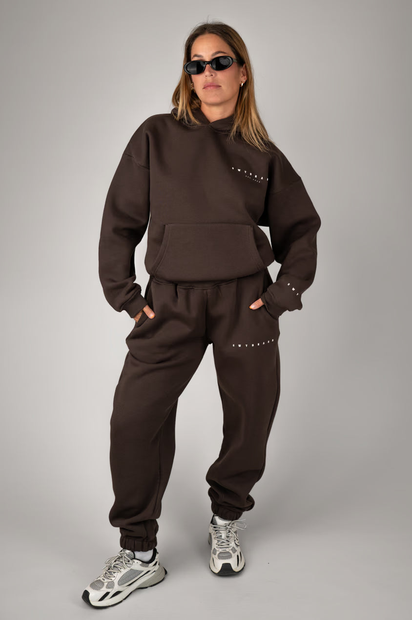 EASE Hoodie Smeđa