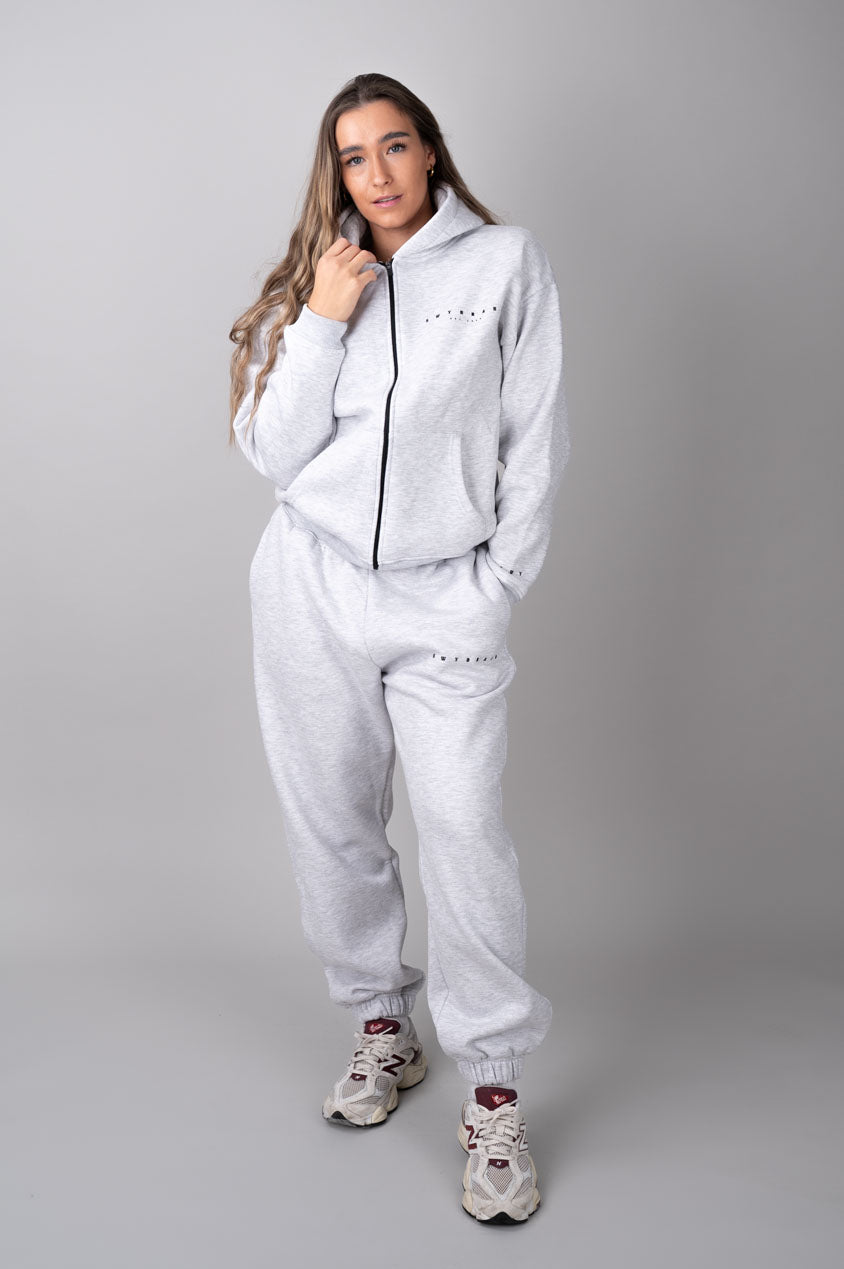EASE Zip Hoodie Siv