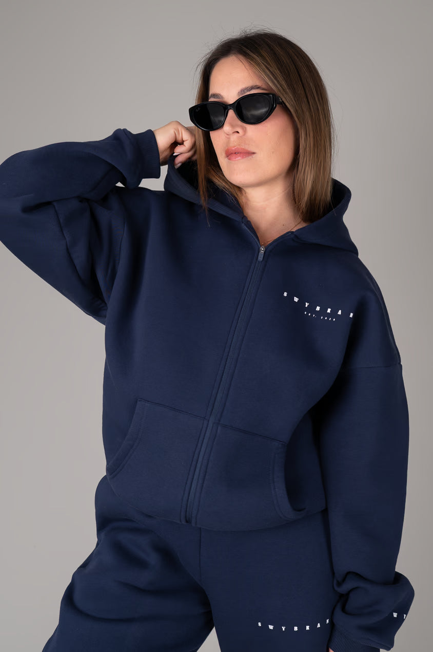 Ease zipper night sky front view