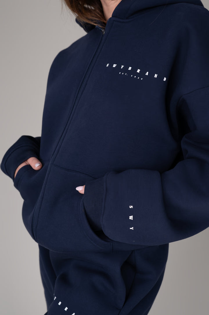 Ease zipper night sky details