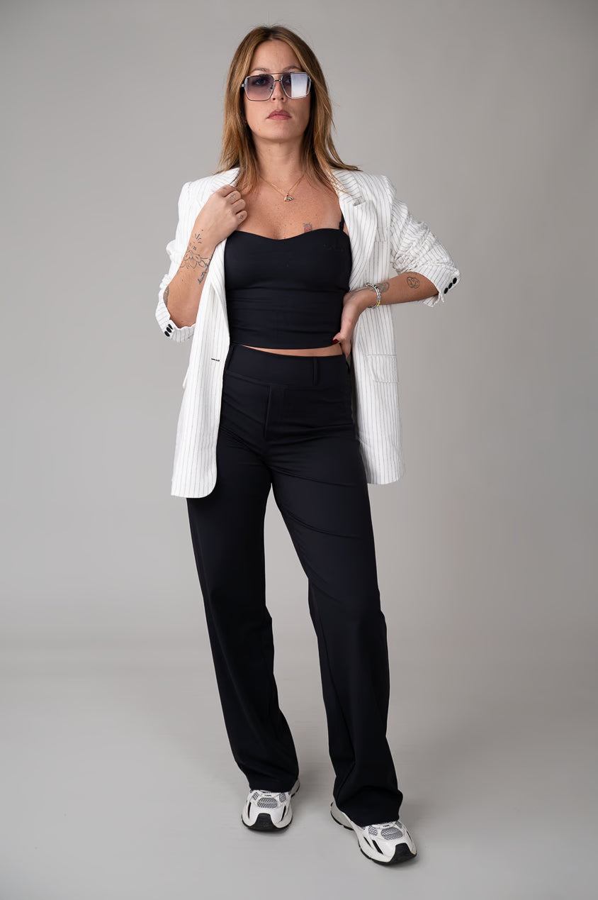 Relax office pants styling