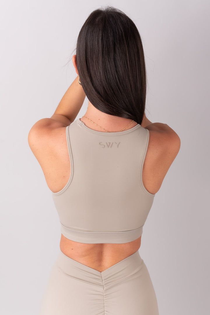 Sleek Cut-Out Bra
