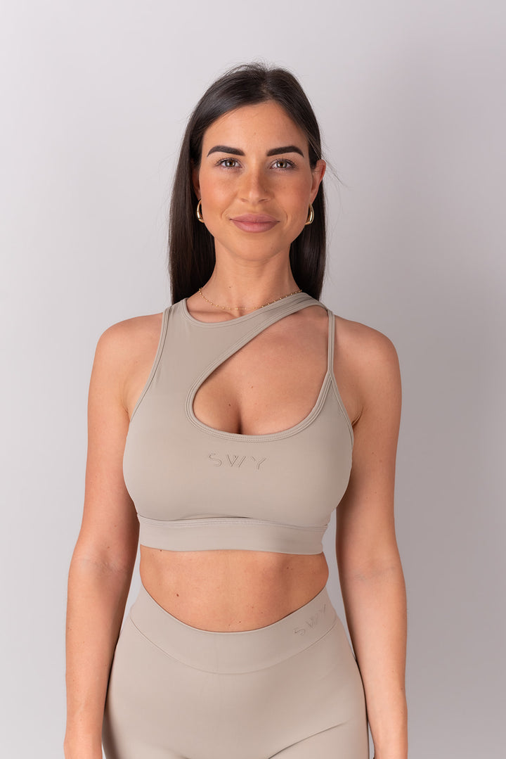 Sleek Cut-Out Bra