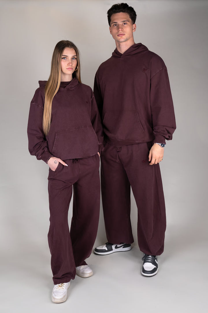 Washed Velvet Hoodie matching sets