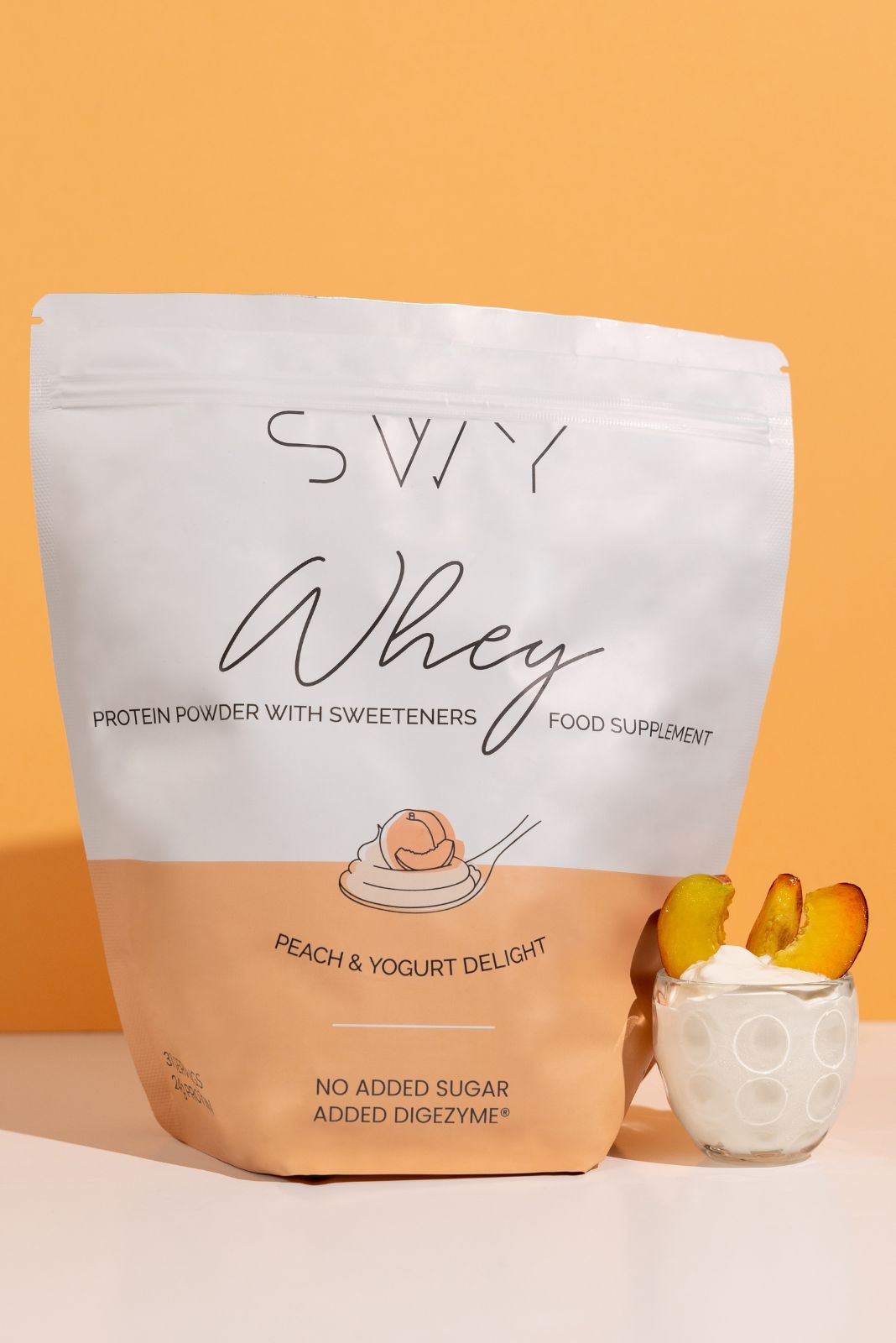 Whey Protein Peach Yogurt